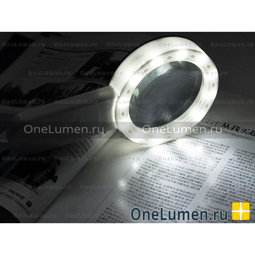 Лупа увеличительная 30x-125mm с подсветкой DT7671 alt