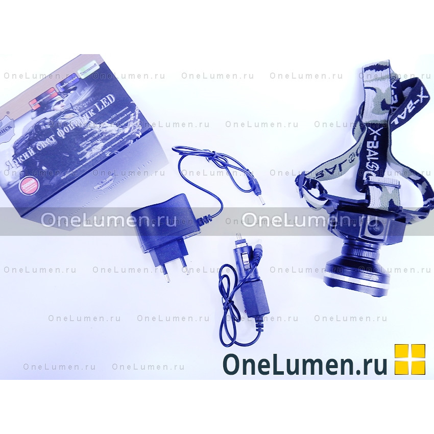Налобный фонарь Bailong T631-COB+3W alt