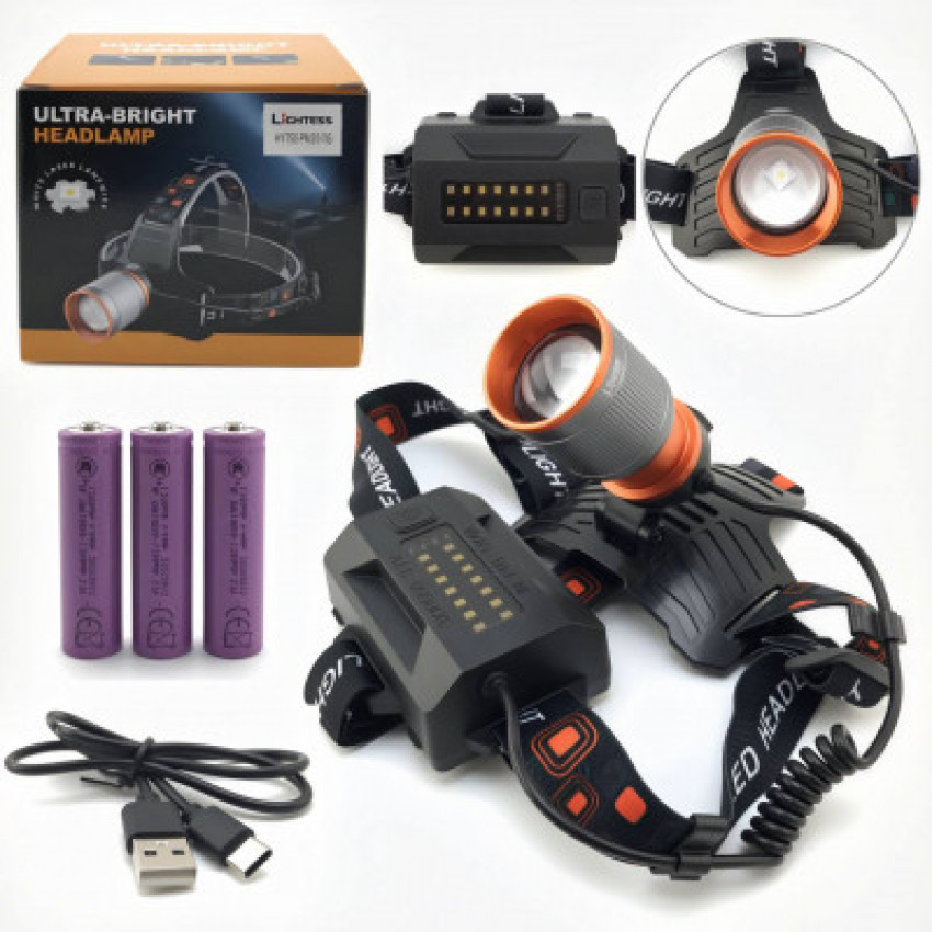 Налобный фонарь Lightess HYT50-PM20-TG alt