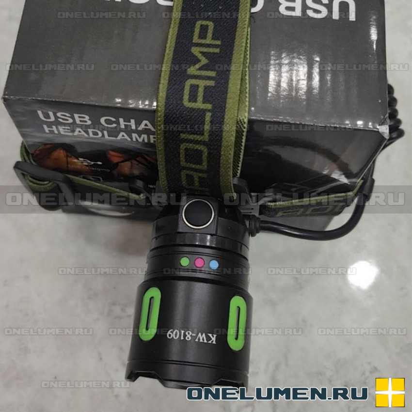 Налобный фонарь KW-8109 alt