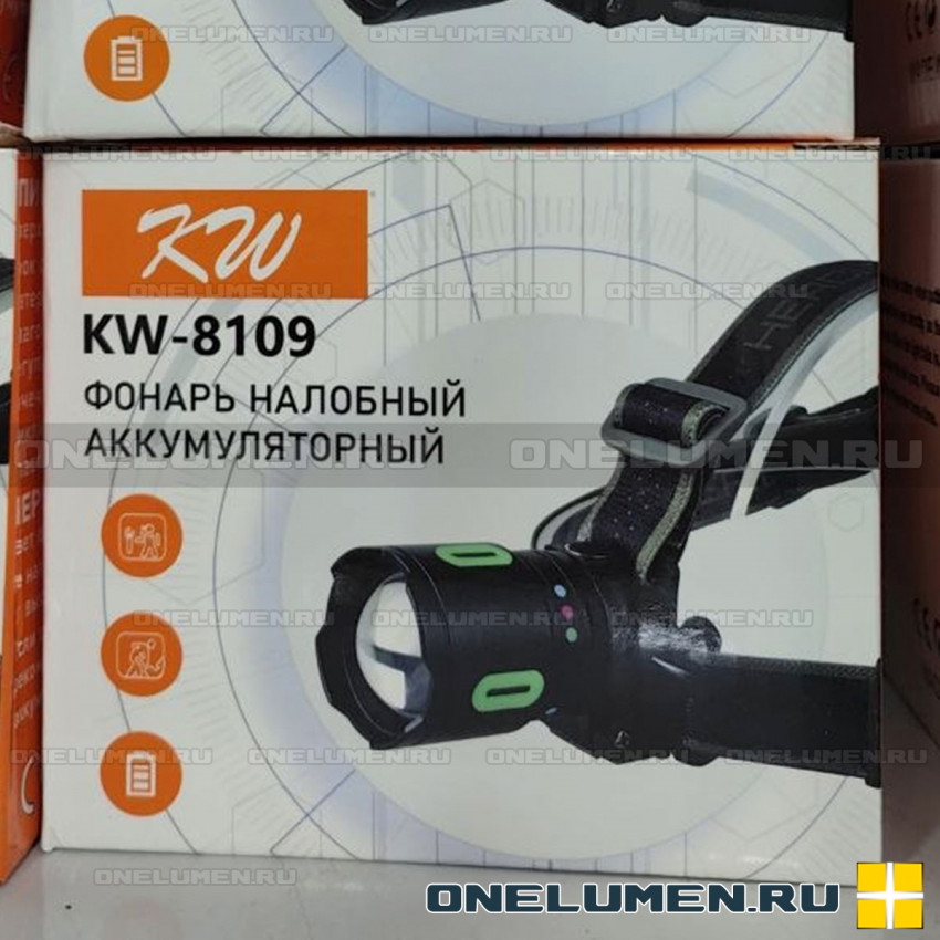 Налобный фонарь KW-8109 alt