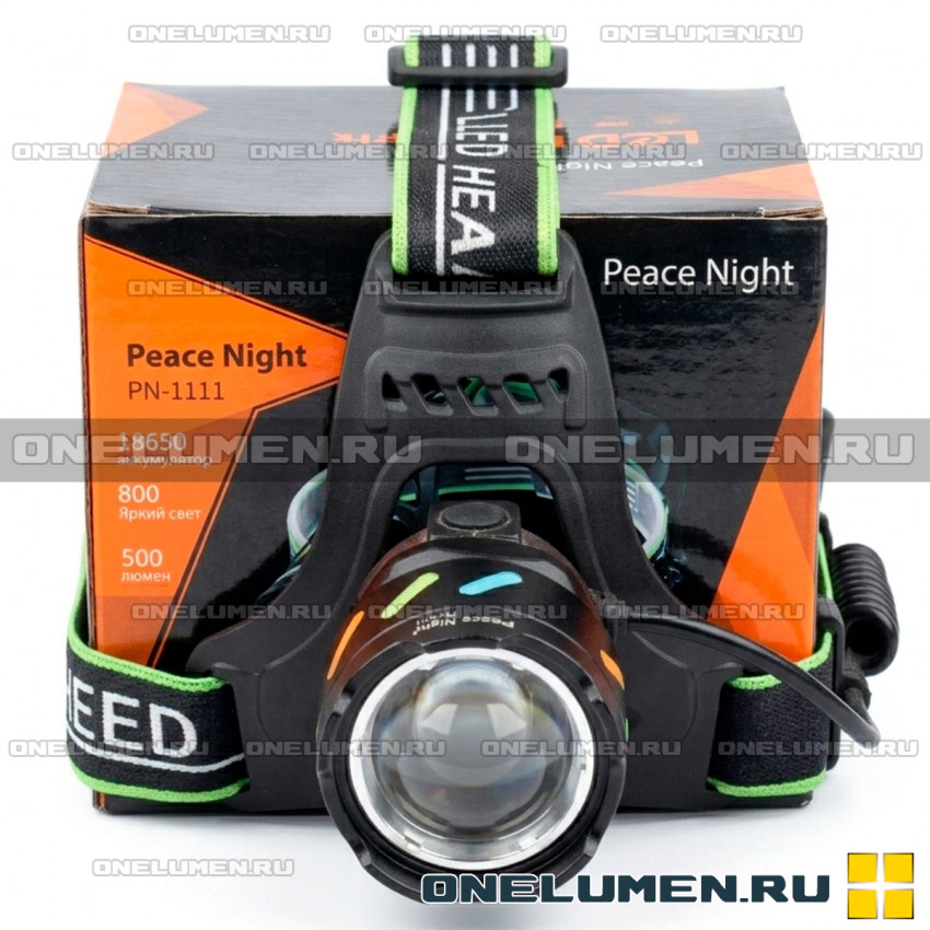 Налобный фонарь Peace Night PN-1111 alt