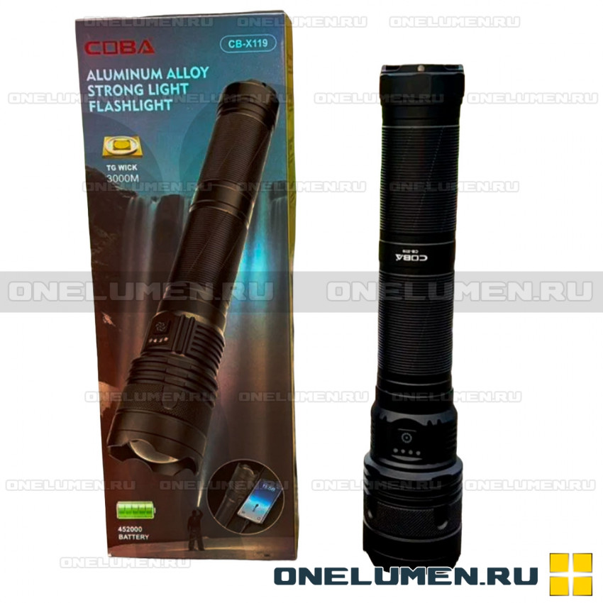 Фонарь ручной COBA CB-X119 alt