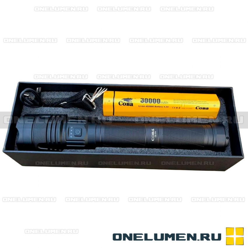 Фонарь ручной COBA CB-X119 alt