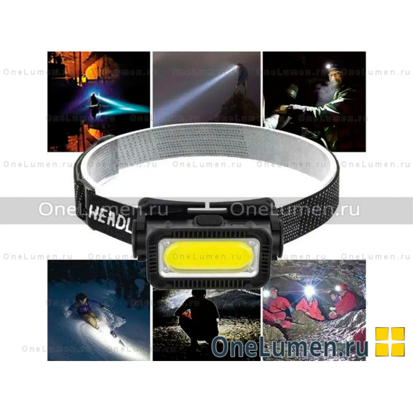 Налобный фонарь YYC-316-COB alt