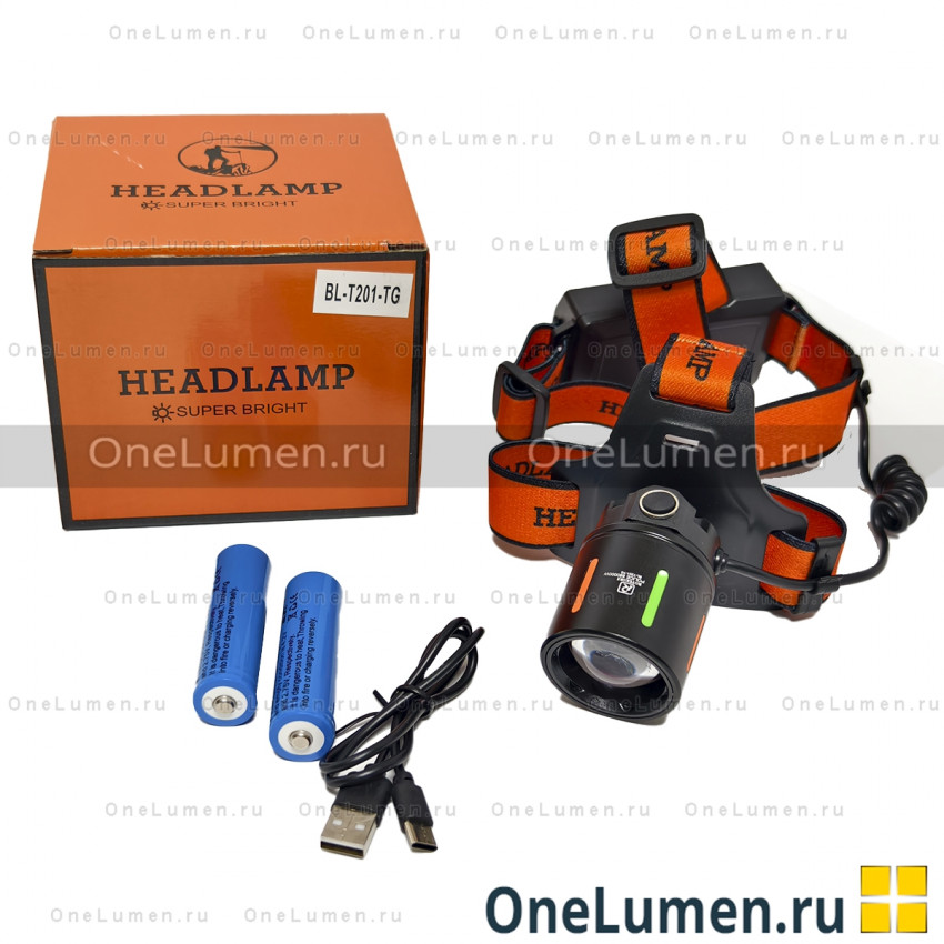 Налобный фонарь Rotekors BL-T201-TG alt