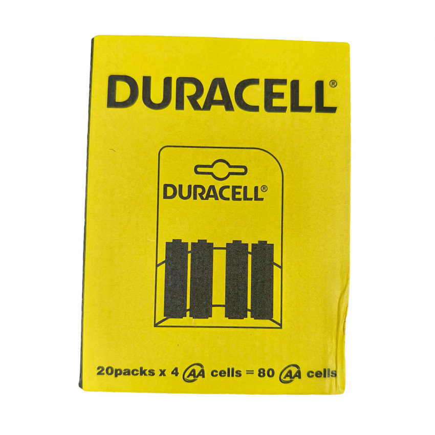 Батарейки AA (LR6, MN1500) Duracell, 1.5V, 80 шт alt