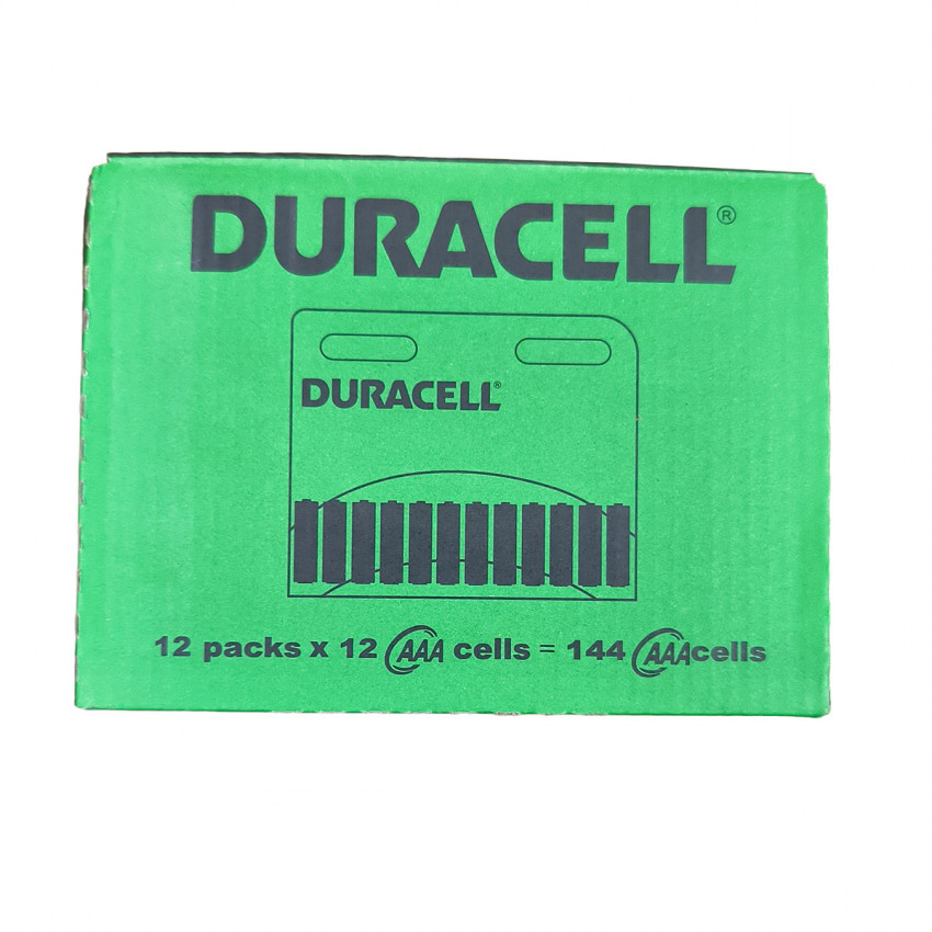 Батарейки AAA (LR03) Duracell, 1.5V, 144шт alt