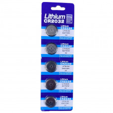 Батарейки Lithium CR2032, 3V, 5шт