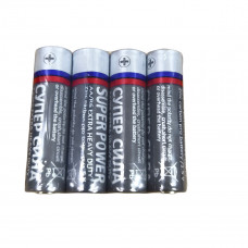 Батарейки AA/R6 SUPERPOWER (СУПЕР СИЛА), 1.5V, 4 шт