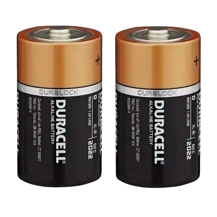 Батарейка Duracell D, LR20, 1,5V 2 шт. alt