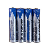 Батарейки AAA (LR03, MN2400) RUS POWER, 1.5V, 4 шт